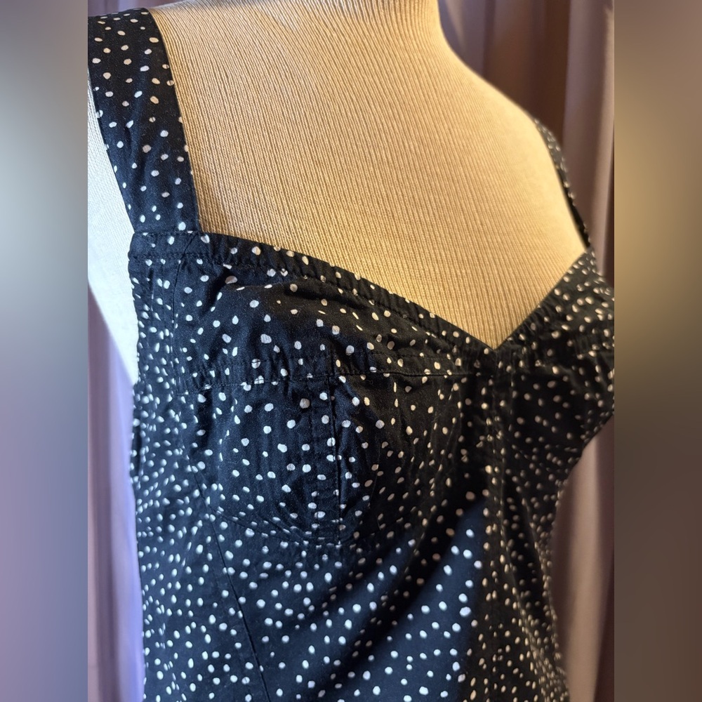 Moda International / Victoria’s Secret Boned Polka Dot Bustier Top Y2K— Size 8